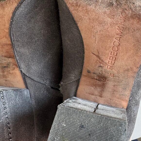 Rebecca Minkoff Benson Suede Ankle Boots in Grey Size 7.5 - Picture 8 of 8